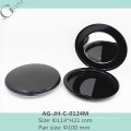 AG-JH-C-0124M AGPM Cosmetic Packaging Custom Round Big Powder Case With Mirror